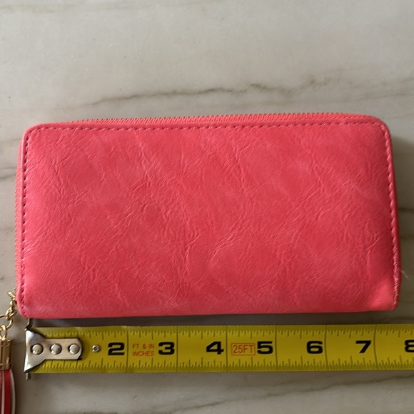 NWOT Pretty salmon pink wallet - Picture 5 of 7